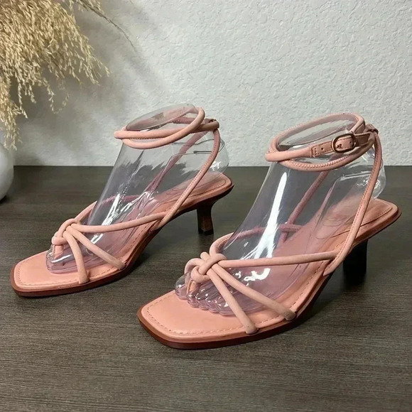 NEW Sam Edelman Womens Dia Leather Ankle Strap Heels - Picture 7 of 13